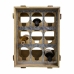 Bottle rack Alexandra House Living Natural Fir wood 32 x 43 x 33 cm 9 bottles Box