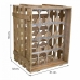 Bottle rack Alexandra House Living Natural Fir wood 32 x 55 x 41 cm 16 bottles Box