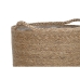 Basket set Home ESPRIT Natural Natural Fibre 37 x 37 x 41 cm (5 Pieces)