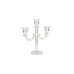 Candelabro Romimex Transparente Vidrio 21 x 26 x 9 cm