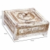 Jewelry box Alexandra House Living White Grey Mango wood 19 x 10 x 19 cm