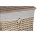 Basket spelset Home ESPRIT Beige Natuurlijk vlechtwerk 47 x 35 x 55 cm 5 Onderdelen