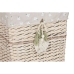 Basketballsett Home ESPRIT Grønn Beige Naturell flettet 47 x 35 x 55 cm 5 Deler