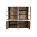 Display Stand Home ESPRIT Hvid Krystal Mangotræ 200 x 45 x 230 cm