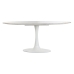 Dining Table Home ESPRIT White Metal Marble 180 x 100 x 76 cm