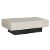 Mesa de Centro Home ESPRIT Negro Beige Madera 150 x 77 x 46 cm