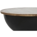 Sett med 2 bord Home ESPRIT Metall Treverk av mangotre 60 x 60 x 28 cm