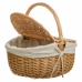 Cesta de Picnic Alexandra House Living Mimbre Madera de sauce 32 x 37 x 41 cm Natural