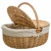 Cesta de Picnic Alexandra House Living Mimbre Madera de sauce 37 x 40 x 48 cm Natural