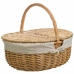 Cesta de Piquenique Alexandra House Living vime Madeira de salgueiro 37 x 40 x 48 cm Natural