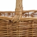 Cesta de Piquenique Alexandra House Living vime Madeira de salgueiro 33 x 32 x 43 cm Natural