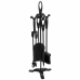 Utensilios para Chimenea Alexandra House Living Negro Hierro 19 x 61 x 19 cm