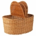 Cesta de Piquenique Alexandra House Living vime 35 x 38 x 45 cm Natural