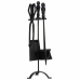 Fireplace Utensils Alexandra House Living Black Iron 18 x 60 x 18 cm