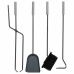 Utensílios para a Lareira Alexandra House Living Preto Ferro 22 x 68 x 22 cm