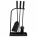 Fireplace Utensils Alexandra House Living Black Iron 15 x 47 x 23 cm