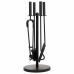 Fireplace Utensils Alexandra House Living Black Iron 22 x 48 x 22 cm