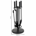 Fireplace Utensils Alexandra House Living Black Iron 22 x 48 x 22 cm