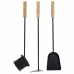 Utensili da Camino Alexandra House Living Nero Ferro 20 x 68 x 20 cm