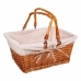 Cesta de Picnic Alexandra House Living Mimbre Madera de sauce 38 x 30 x 17 cm