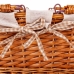 Picnic Basket Alexandra House Living wicker Willow wood 38 x 30 x 17 cm