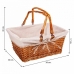 Cesta de Piquenique Alexandra House Living vime Madeira de salgueiro 38 x 30 x 17 cm