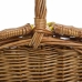 Cestino da Picnic Alexandra House Living vimini Legno di salice Naturale