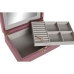 Guarda-Joias Home ESPRIT Creme Magenta 27 x 19 x 9 cm