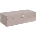 Scatola-Portagioie Home ESPRIT Rosa chiaro 28,5 x 12,5 x 5,5 cm