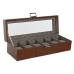 Ehteaegas Home ESPRIT Pruun Kristall 33 x 11,5 x 9 cm