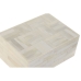 Box-Schmuckkästchen Home ESPRIT Knochen Mango-Holz 18 x 13 x 7,7 cm (2 Stücke)