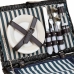 Cesta de Picnic Alexandra House Living Negro Mimbre