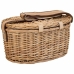 Picnic Basket Alexandra House Living Grey Natural wicker