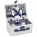 Cestino da Picnic Alexandra House Living Bianco vimini