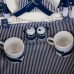 Cesta de Picnic Alexandra House Living Blanco Mimbre