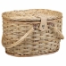 Cesta de Piquenique Alexandra House Living Cinzento Natural vime