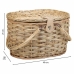 Cesta de Picnic Alexandra House Living Gris Natural Mimbre