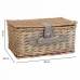 Cesta de Picnic Alexandra House Living Gris Natural Mimbre