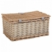 Cesta de Picnic Alexandra House Living Gris Natural Mimbre