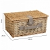 Cesta de Picnic Alexandra House Living Gris Natural Mimbre