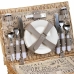 Picnic Basket Alexandra House Living Grey Natural wicker