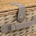 Cestino da Picnic Alexandra House Living Grigio Naturale vimini