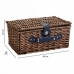 Cestino da Picnic Alexandra House Living Cioccolato vimini