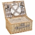 Picnic Basket Alexandra House Living Grey Natural wicker