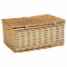 Cesta de Picnic Alexandra House Living Gris Natural Mimbre