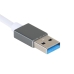 Hub USB iggual IGG319260 Crna Siva