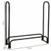 Soporte para Leña Alexandra House Living Negro Hierro 34 x 124 x 124 cm