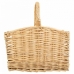 Log basket Alexandra House Living wicker Willow wood 36 x 52 x 49 cm