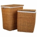 Korbsatz Alexandra House Living Braun Polyester Rattan 2 Stücke