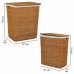 Korgset Alexandra House Living Brun Polyester Rattan 2 Delar